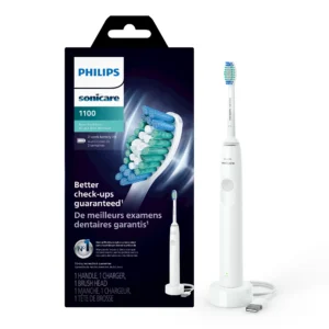 Philips Sonicare 1100 Power Toothbrush, Rechargeable Electric Toothbrush, White Grey HX3641/02